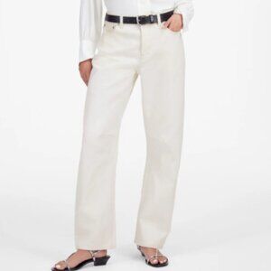 Madewell Darted Barrel Leg Jean Size 27 Color Canvas